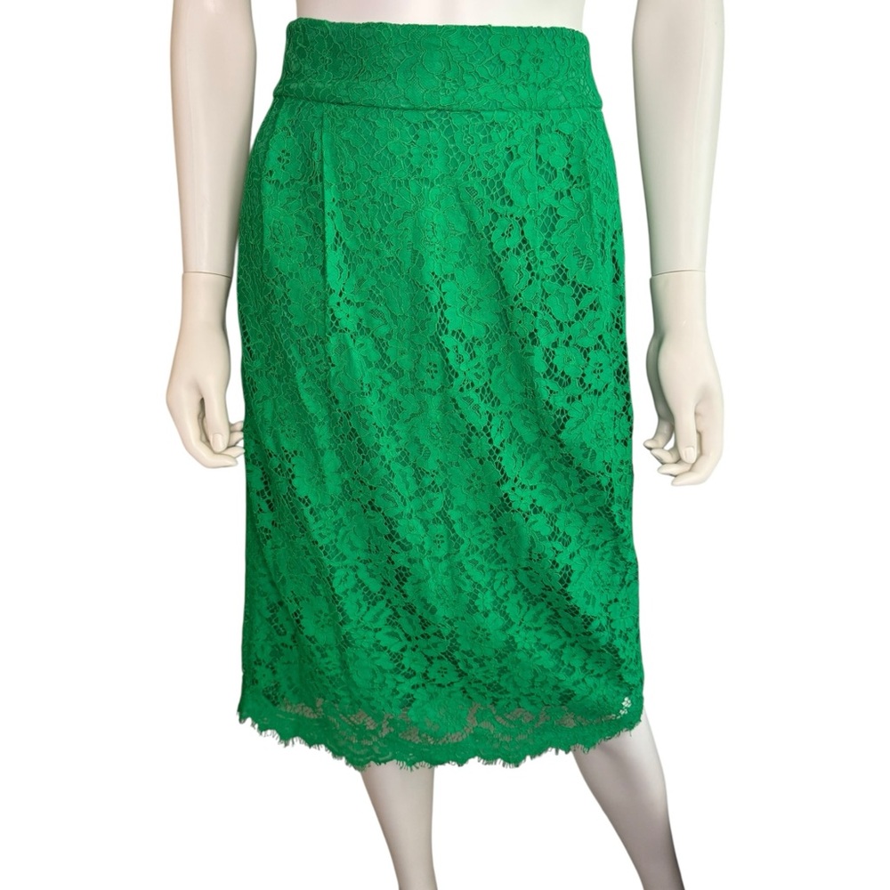 J. Crew Lace Pencil Skirt
